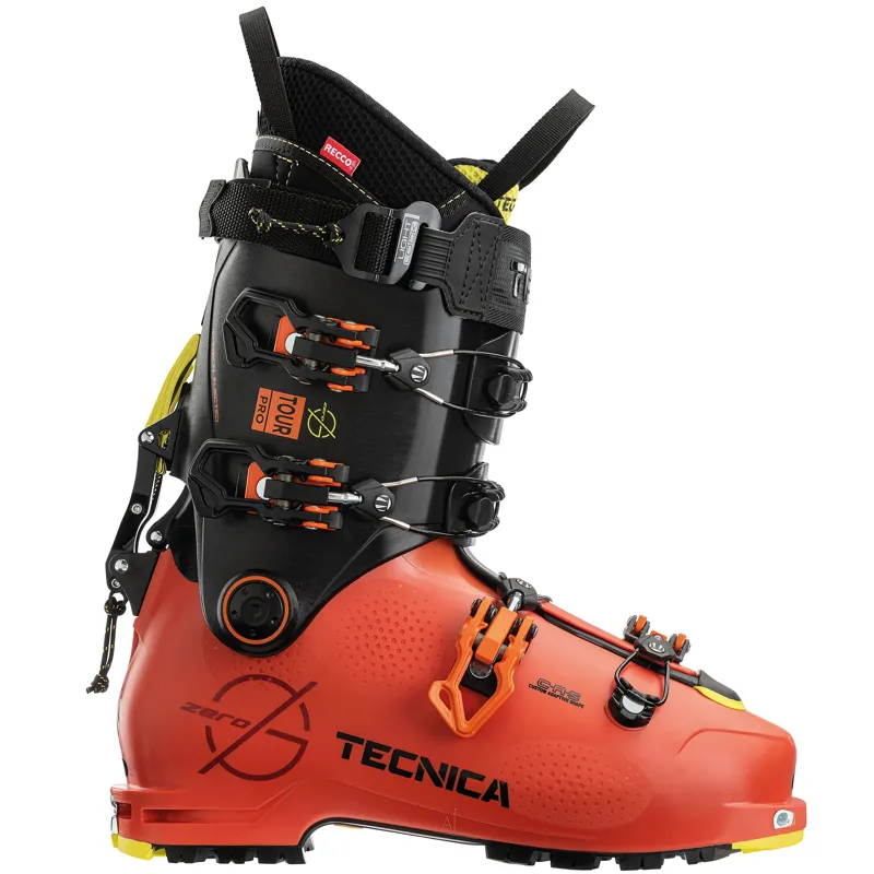 Tecnica Zero G Tour Pro Ski Boots With Low Tech Inserts Medium Volume